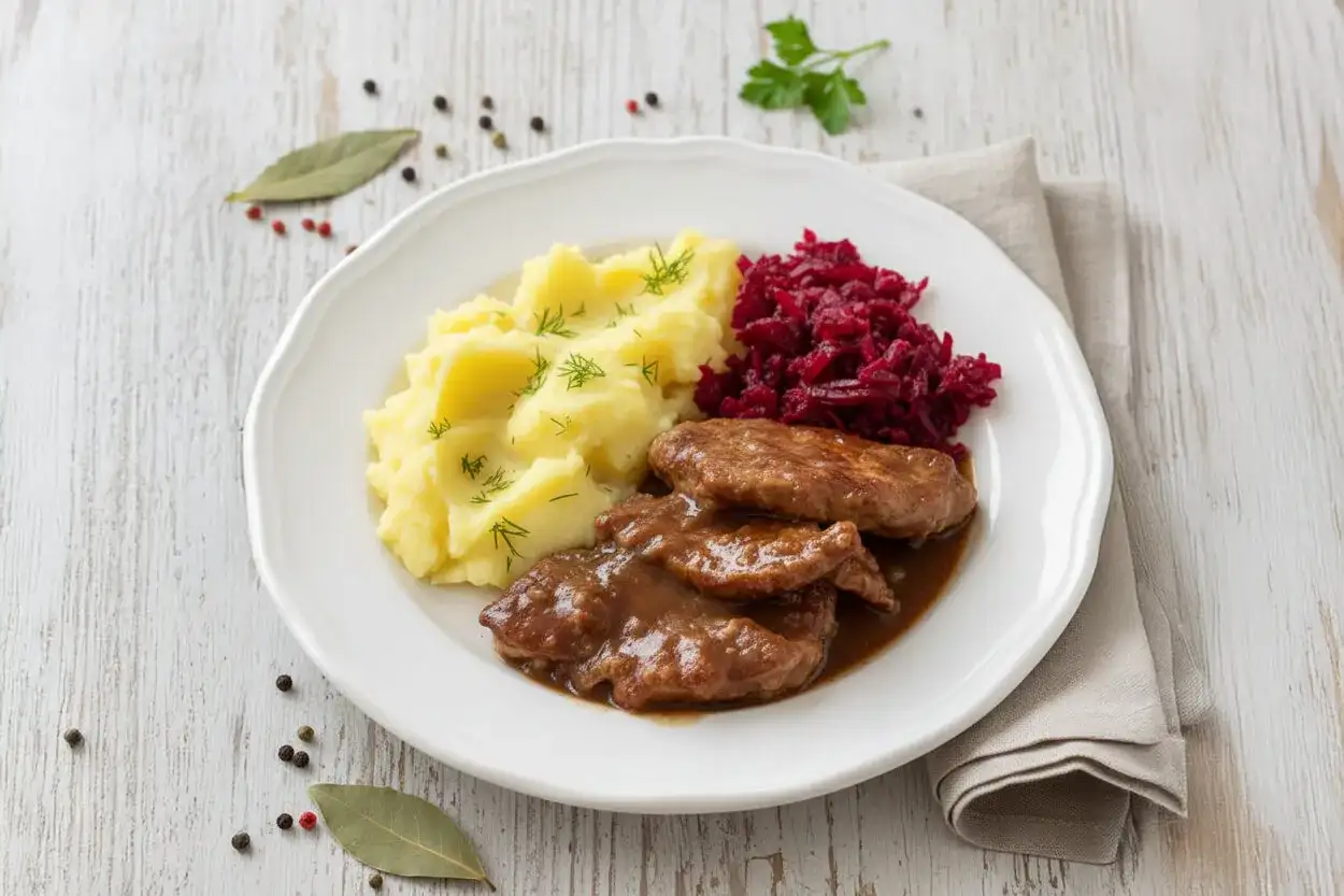 Bitki wieprzowe w sosie - przepis na miękkie mięso i idealny sos