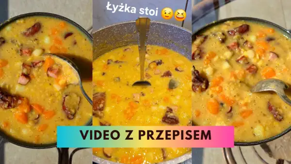 Gęsta, sycąca grochówka z kiełbasą i warzywami. Idealna na chłodne dni, a przepis czeka!